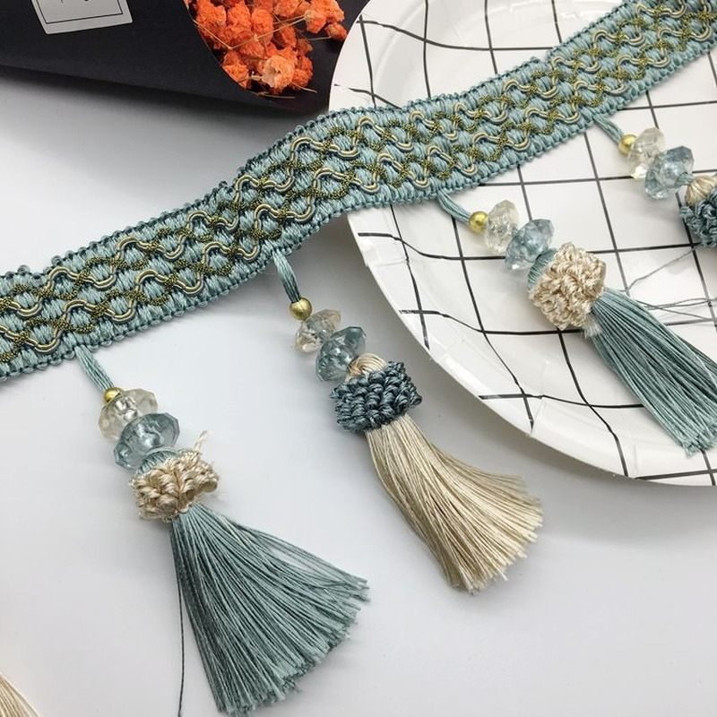 Curtain Accessories Lace Tassel Hanging Spike Two-..